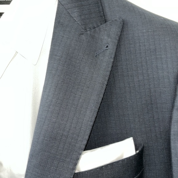 Simon Carter Sports Jacket size 46R, 2 Button Closure, 3” Peak Lapels, Like New - Picture 6 of 17